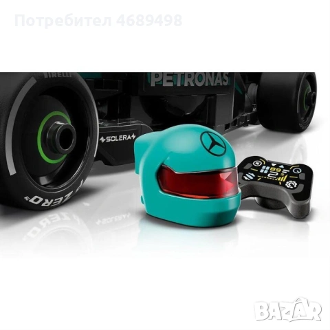 LEGO Speed Champions F1 Mercedes-AMG PETRONAS – Formula 1 болид конструктор – официален LEGO F1 моде, снимка 4 - Фен артикули - 53169837
