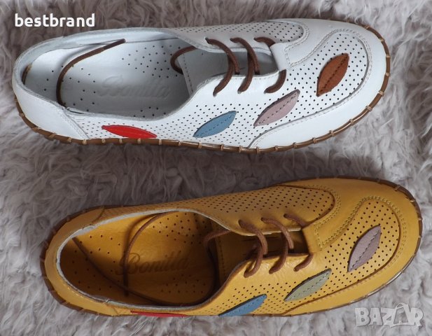Обувки, естествена кожа, три цвята, код 352/ББ1/65, снимка 13 - Дамски ежедневни обувки - 40440126