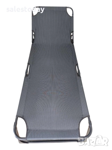 Сгъваеми шезлонг за градина, до 150кг, 1,9м.