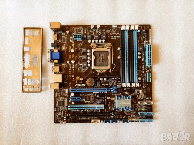 ASUS P8H77-M, s.1155, до 32GB DDR3, HDMI, DVI-D, S/PDIF
