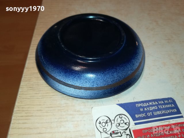 ПЕПЕЛНИК ОТ ФРАНЦИЯ-14СМ-СИН 2512231906, снимка 13 - Антикварни и старинни предмети - 43544874