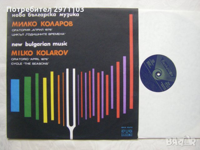 ВХА 10472 - Милко Коларов - Нова Българска Музика , снимка 2 - Грамофонни плочи - 35127703