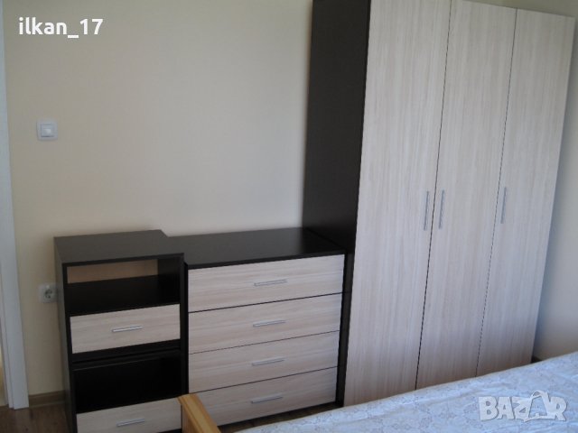 Гардероб Трикрилен Нов! неизползван Цвят Астра Венге , снимка 1