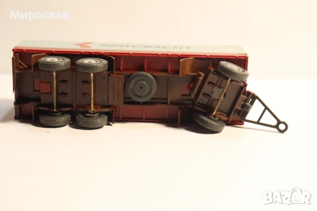 WIKING H0 1/87 РЕМАРКЕ КАМИОН МОДЕЛ ТИР, снимка 3 - Колекции - 53166714