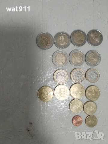 Лот от евромонети, снимка 2 - Нумизматика и бонистика - 53343797