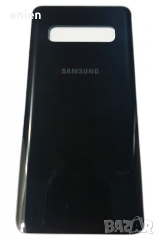 Заден капак, панел стъкло за Samsung Galaxy S10 / Черен