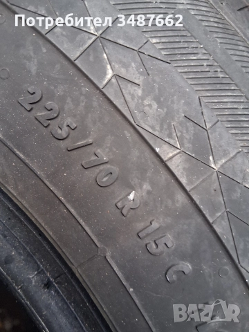 225 70 15С за БУС GENERAL 4броя зимни дот 2021г , снимка 3 - Гуми и джанти - 52863937