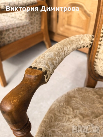 Антично кресло , снимка 6 - Дивани и мека мебел - 52093609