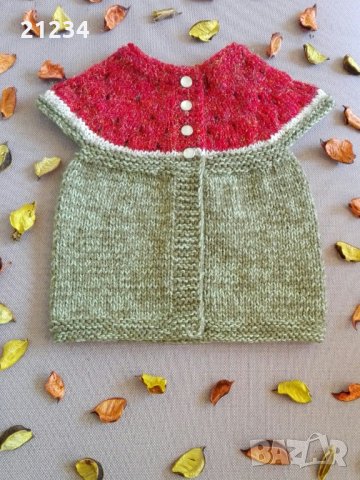 бебешка жилетка,елече, снимка 4 - Жилетки и елечета за бебе - 32986836