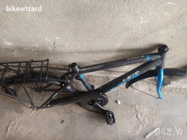 X zite 20 цола рамка с вилка и курбели, снимка 6 - Части за велосипеди - 50153423