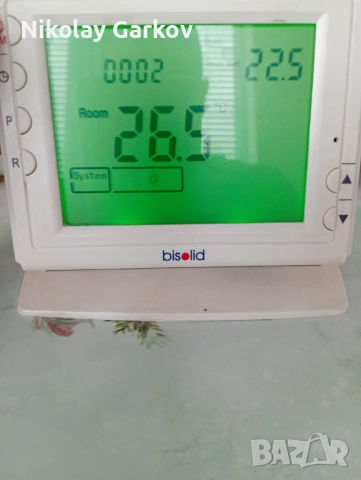 безжичен стаен термостат BISOLID за пилетен котел, снимка 2 - Пелети - 53085812
