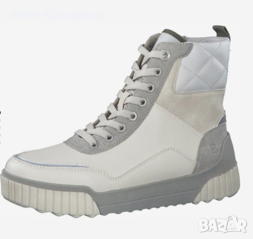 Къси боти с връзки s.Oliver, снимка 3 - Дамски боти - 42971524