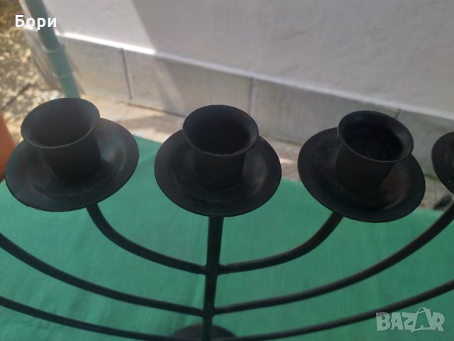 Голям немски свещник за 7 свещи, снимка 5 - Декорация за дома - 33567506