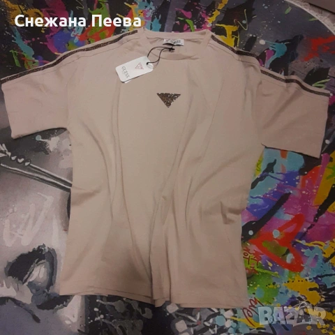 Нова дамска тениска Guess, снимка 11 - Тениски - 53562567