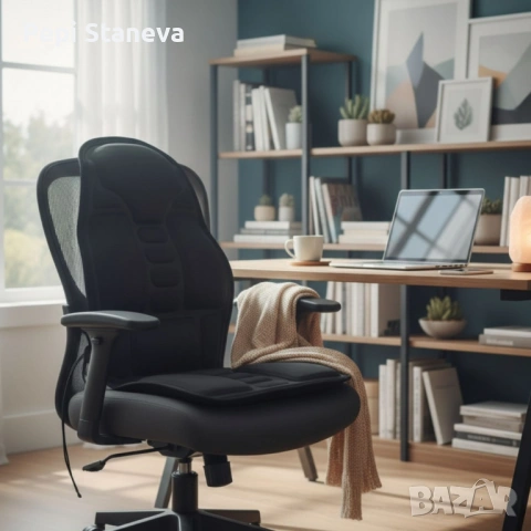 Масажна седалка с подгряване – комфорт и облекчение за тяло, което е уморено от седене, снимка 5 - Масажори - 53070999