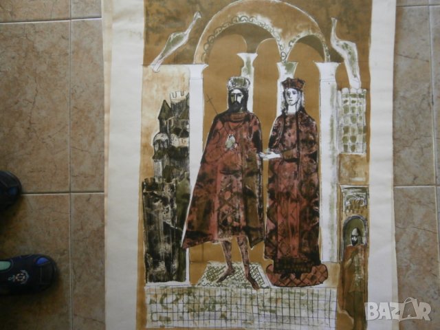 Литография А.Панайотова, снимка 2 - Картини - 35501050