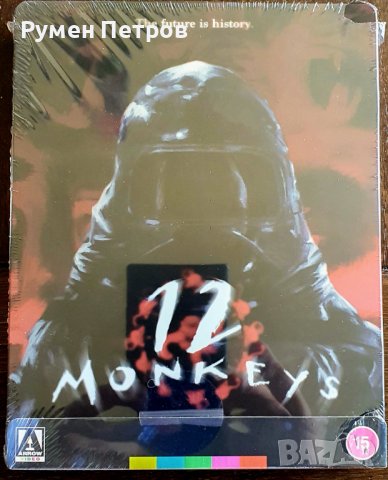 Блу рей стилбук 12 МАЙМУНИ - 12 MONKEYS Blu Ray Steelbook, снимка 1 - Blu-Ray филми - 37517894