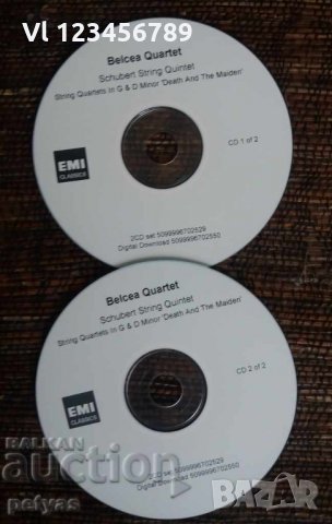 СД - Belcia Quartet/-Schubert String Quinted- 2 CD, снимка 2 - CD дискове - 27716242