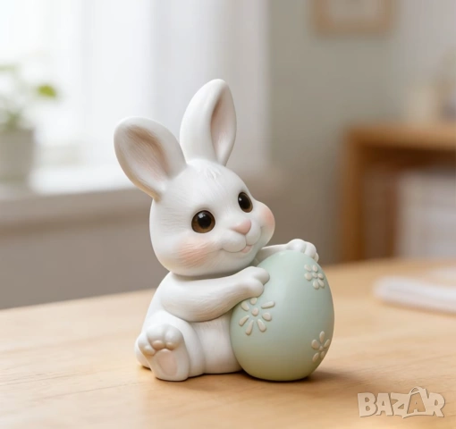Молд зайче с великденско яйце , снимка 3 - Форми - 53257811