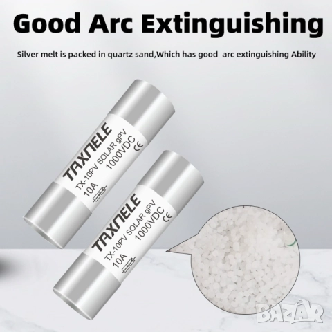 Taxnele държач на DC предпазител за защита от късо съединение за соларни системи, снимка 5 - Друга електроника - 52698010