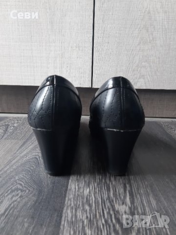 Кожени обувки на платформа , снимка 6 - Дамски ежедневни обувки - 38337322