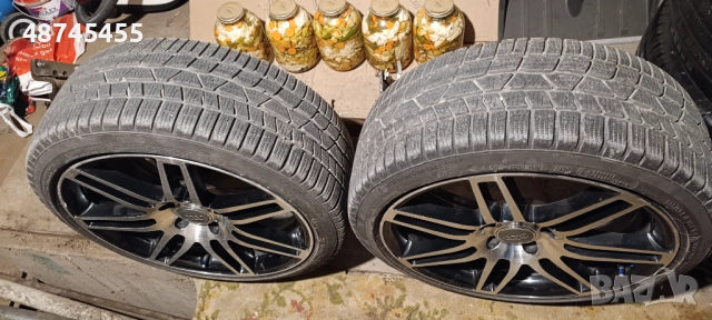 продавам 2 броя зимни гуми 225/40/18 