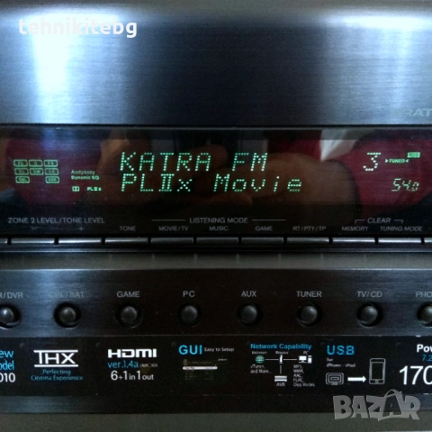 ⭐⭐⭐ ONKYO TX-NR708 ⭐⭐⭐ Висок клас 7.2 канален A/V ресивър с интернет , 170 W на канал, снимка 5 - Ресийвъри, усилватели, смесителни пултове - 41600722