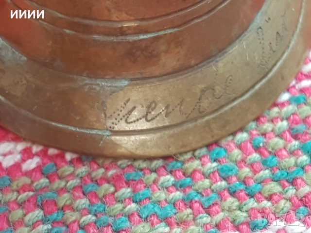 Бронзова камбанка звънец 2, снимка 3 - Антикварни и старинни предмети - 53255235