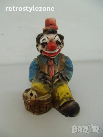 № 6309 стара фигурка - клоун  , снимка 5 - Други ценни предмети - 37036802