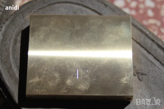 Плочка от месинг за флойд роуз тремоло 42мм и 34мм