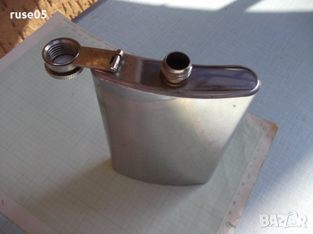 Шише метално за алкохол за джоб - 1, снимка 6 - Други ценни предмети - 36672223