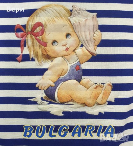 Ново бебешко моряшко боди с трансферен печат на Момиченце, Кукличка, 9-12 месеца, снимка 2 - Бодита за бебе - 29050344
