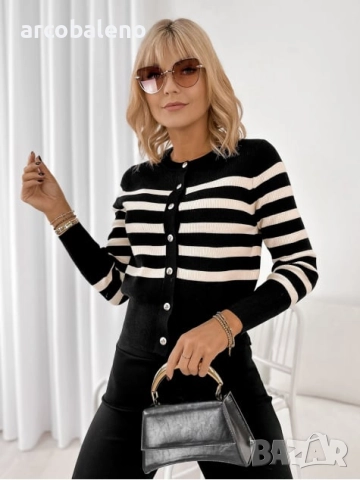 Дамски елегантен пуловер с копчета MARTINIQUE, 2цвята , снимка 10 - Блузи с дълъг ръкав и пуловери - 51855197