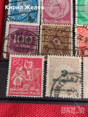 Пощенски марки серия ДОЙЧЕ РАЙХ ХИТЛЕР стари редки за колекция - 20569, снимка 5 - Филателия - 36689250