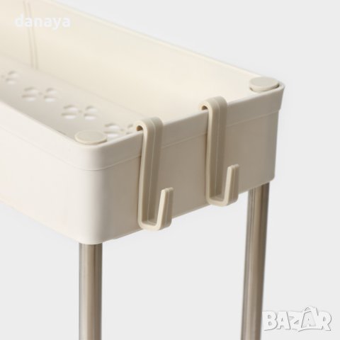 4433 Малка етажерка с колелца за спестяване на място, снимка 8 - Органайзери - 44125608