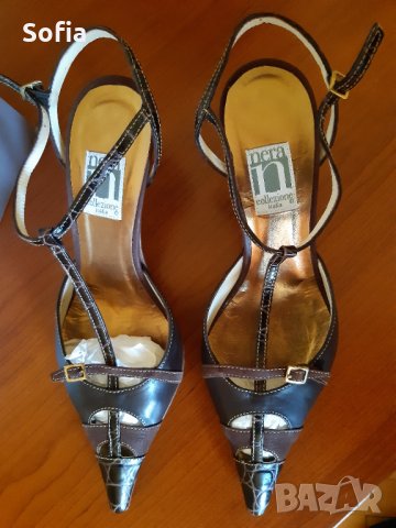 Дамски обувки ток нови Естествена кожа марка NERA Collezione с 50% отстъпка, снимка 8 - Дамски елегантни обувки - 31959244