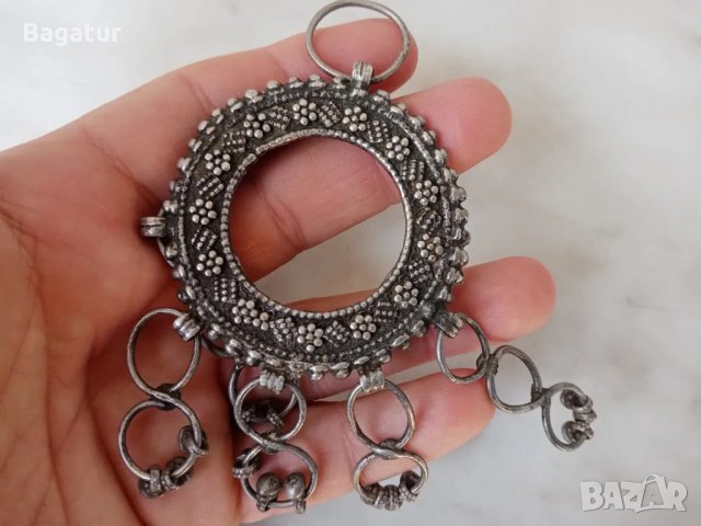 Стар етно накит,османски, трепка, забодка,бедуински,, снимка 7 - Антикварни и старинни предмети - 48489834