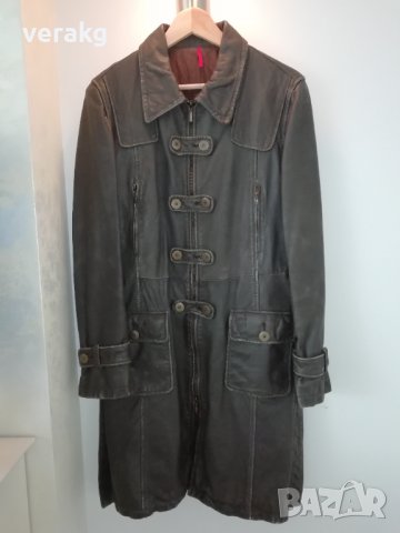 Кожено манто, снимка 3 - Палта, манта - 35014000