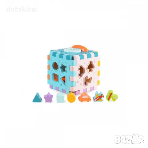 Бебешко образователно кубче с 6 различни игри, снимка 3 - Образователни игри - 48038162
