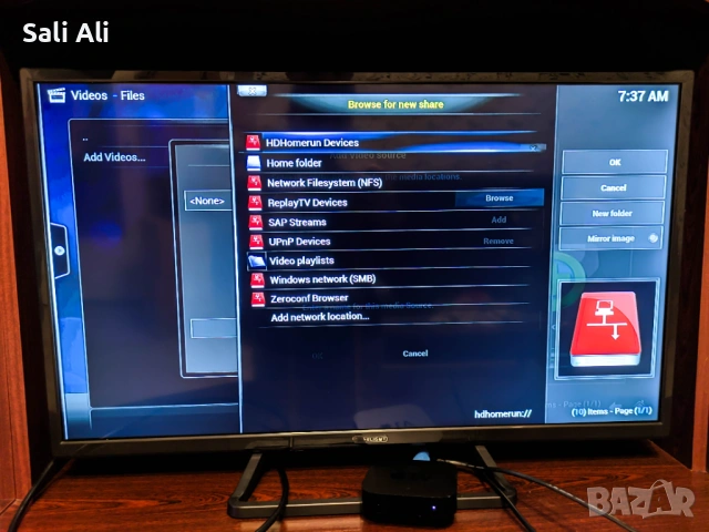 Apple TV A1469 Modded Отключен Стрийминг Плеър AirPlay, снимка 4 - Приемници и антени - 53458456