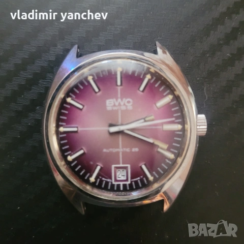 часовник автомат BWC swlss made, снимка 2 - Мъжки - 50631350