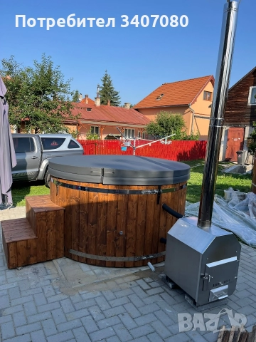 Джакузи на дърва външно с всички екстри, снимка 2 - Басейни и аксесоари - 52972527