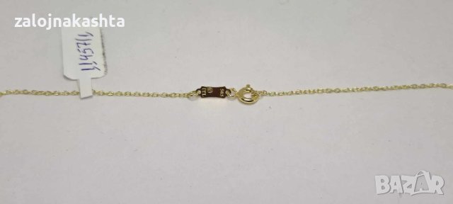 Ново Златно колие-1,67гр/14кр, снимка 6 - Колиета, медальони, синджири - 43447950