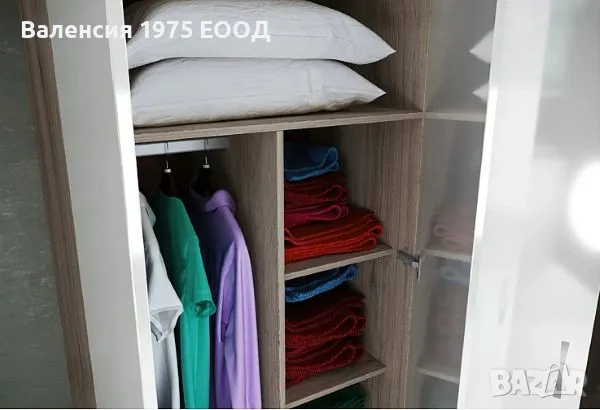 Юношеско обзавеждане Сити 7064 бяло/ арвен, снимка 3 - Мебели за детската стая - 49920186