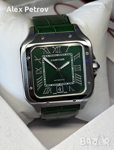 Cartier Dos Santos Green, снимка 2 - Мъжки - 52387469