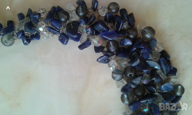 Авторско колие с полускъпоценни камъни, снимка 4 - Колиета, медальони, синджири - 27181101