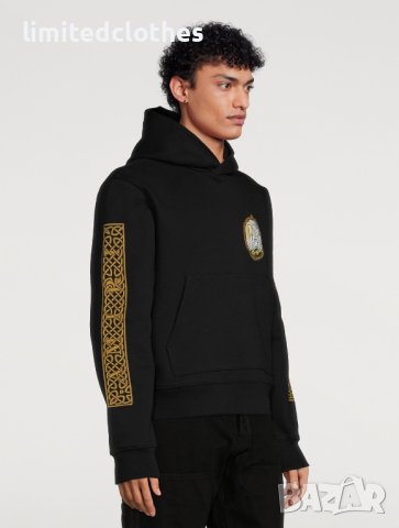 AMIRI Black Landscape Alchemy Frame Print Мъжко Горнище тип Суичър size M и XL, снимка 4 - Суичъри - 43079657