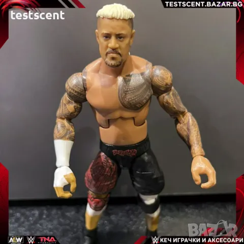 Екшън фигура WWE Solo Sikoa Bloodline Соло Сикоа Elite Mattel играчка figure, снимка 11 - Колекции - 48407280