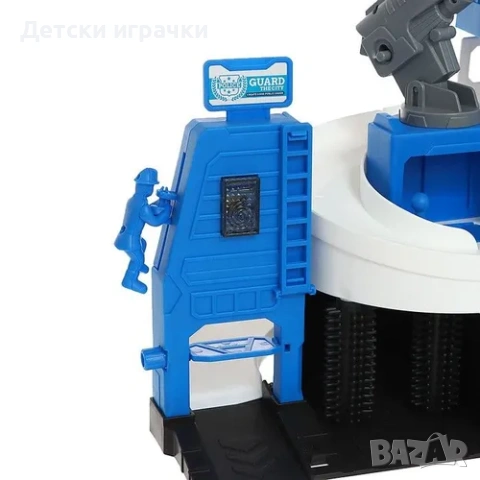 Паркинг Полицейска станция 50см с меки патрони, светлини , снимка 12 - Коли, камиони, мотори, писти - 53101725