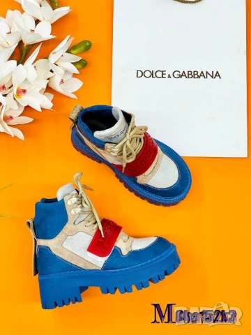дамски кубинки dolce gabbana, снимка 4 - Маратонки - 51420555